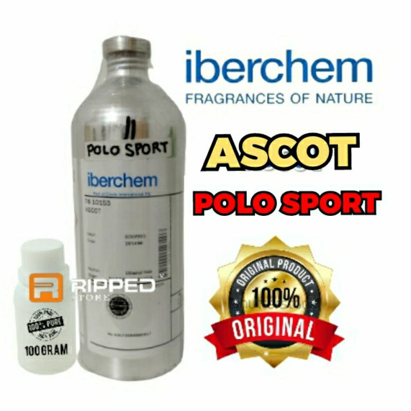 (100ML) BIBIT PARFUM MURNI ASCOT POLO SPORT BY IBERCHEM