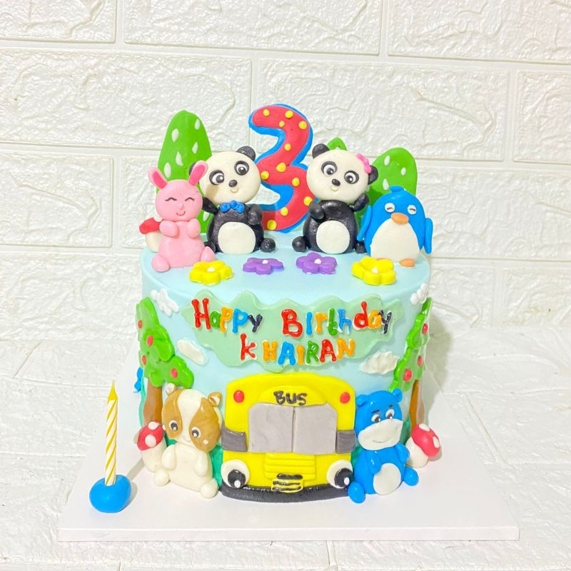 

cake Tema baby bus