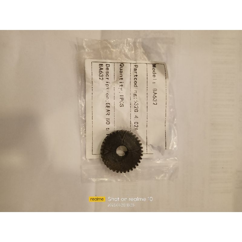 GEAR / GIGI BA632 FOR MESIN BOR 10MM DOLIZ
