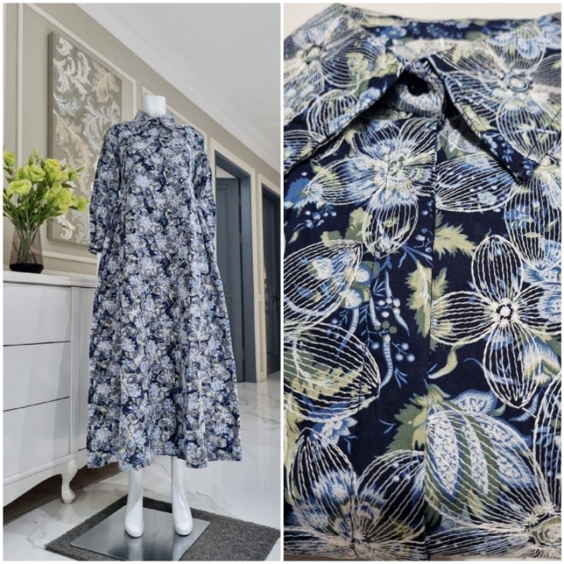 Kayla Ed-Ness Edness Gamis Katun Bordir Size M