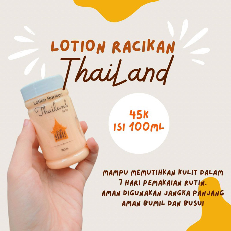Lotion racikan thailand
