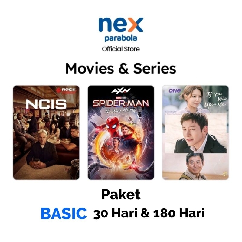 Nex Parabola Paket Basic 30 Hari dan 180 Hari - Nex Parabola Paket Basic MNC Group