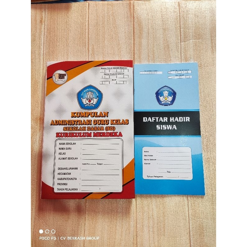 BUKU ADMINISTRASI GURU KELAS SD KURIKULUM MERDEKA