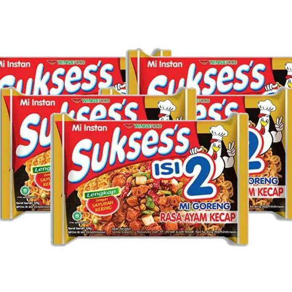 

Mie Goreng Instan Sukses isi 2 Rasa Ayam Kecap Enak Terbaru Murah Grosir