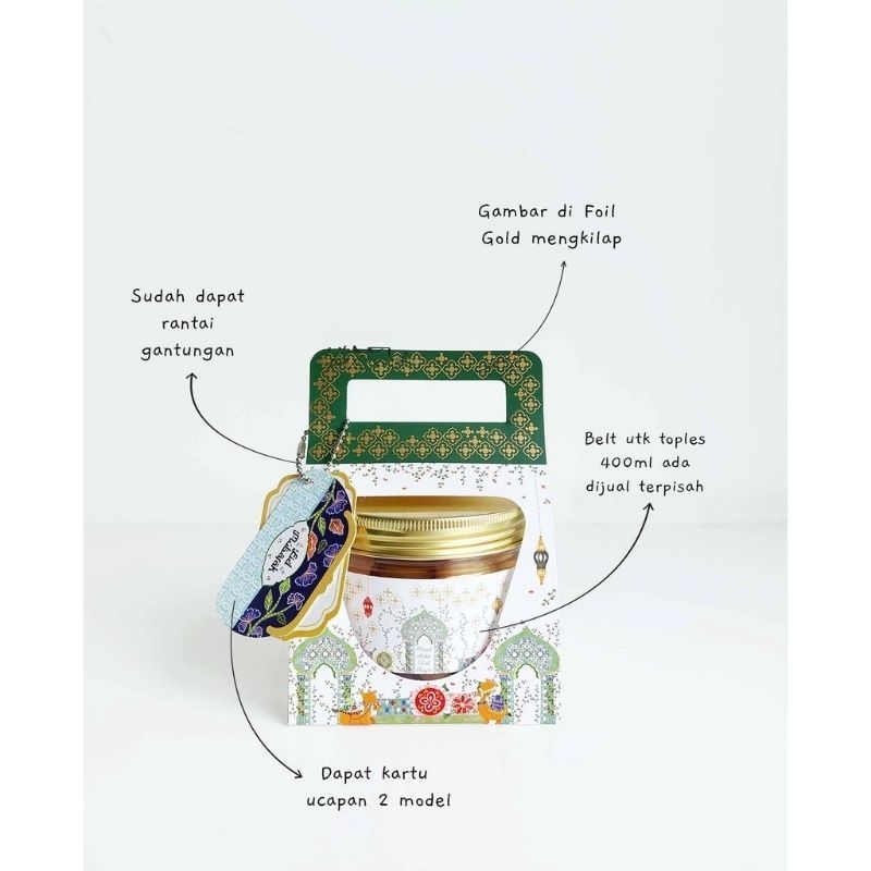 

BOX QASIDAH Tas jinjing toples tabung jar lebaran idul fitri