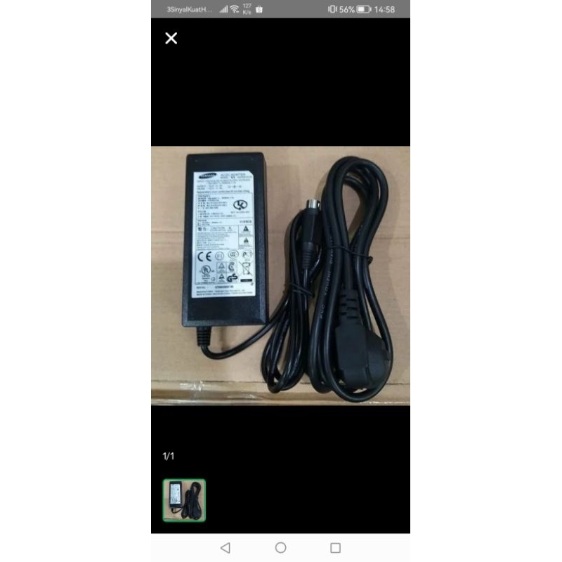 Adaptor Samsung DVR HIKVISION 12V 5A 4 PIN