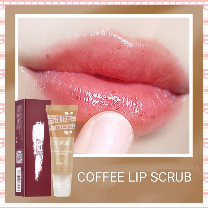 Coffee Embellishing Lip Scrub Untuk Kesehatan Bibir Original