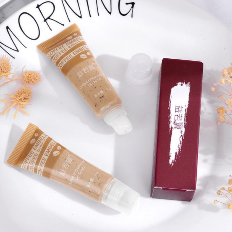 Coffee Embellishing Lip Scrub Untuk Kesehatan Bibir Original