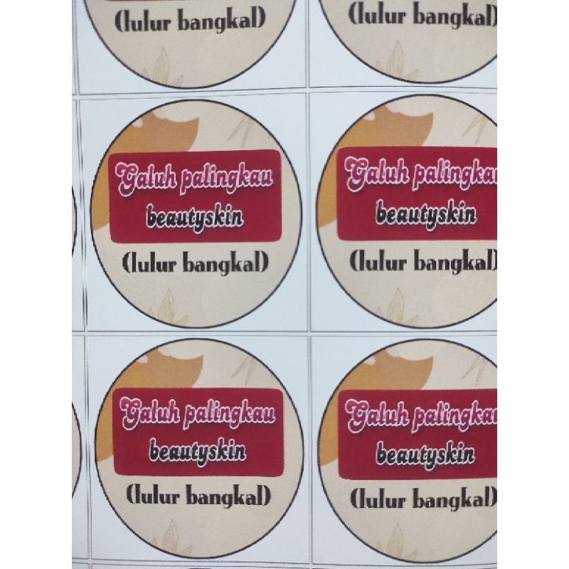 

stiker lulur reques sesuai keinginan