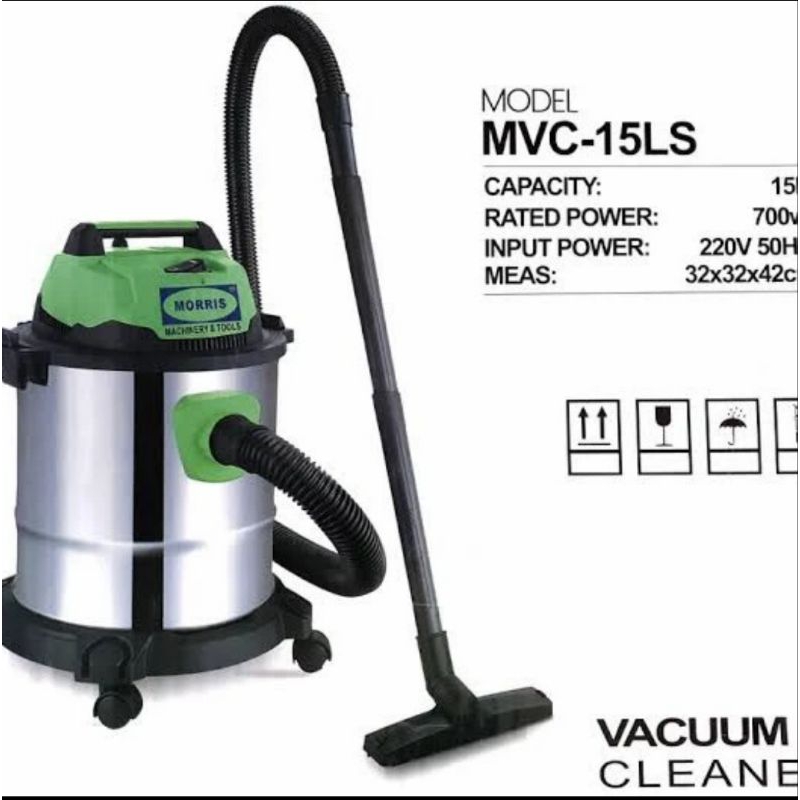 VACUUM VACUM CLEANER 15L MORRIS