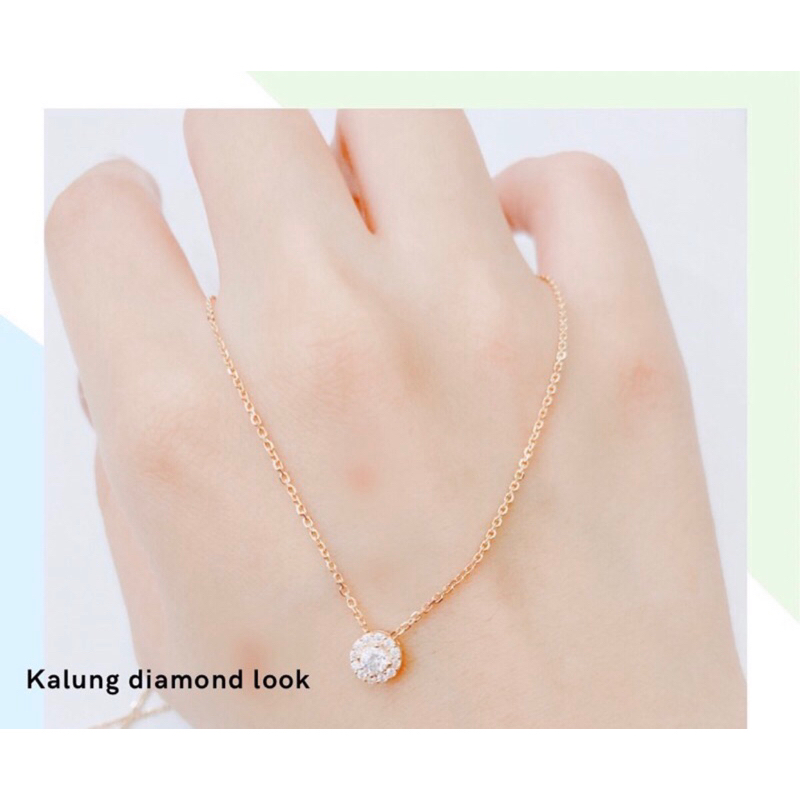 Kalung wanita dewasa variasi set liontin kadar 700 16k