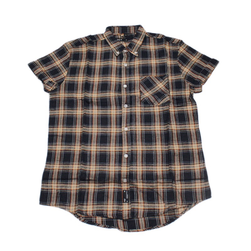 Kemeja Flanel krgr Pria Distro Kotak-Kotak kemeja lengan pendek premium (booze#12 ckt)