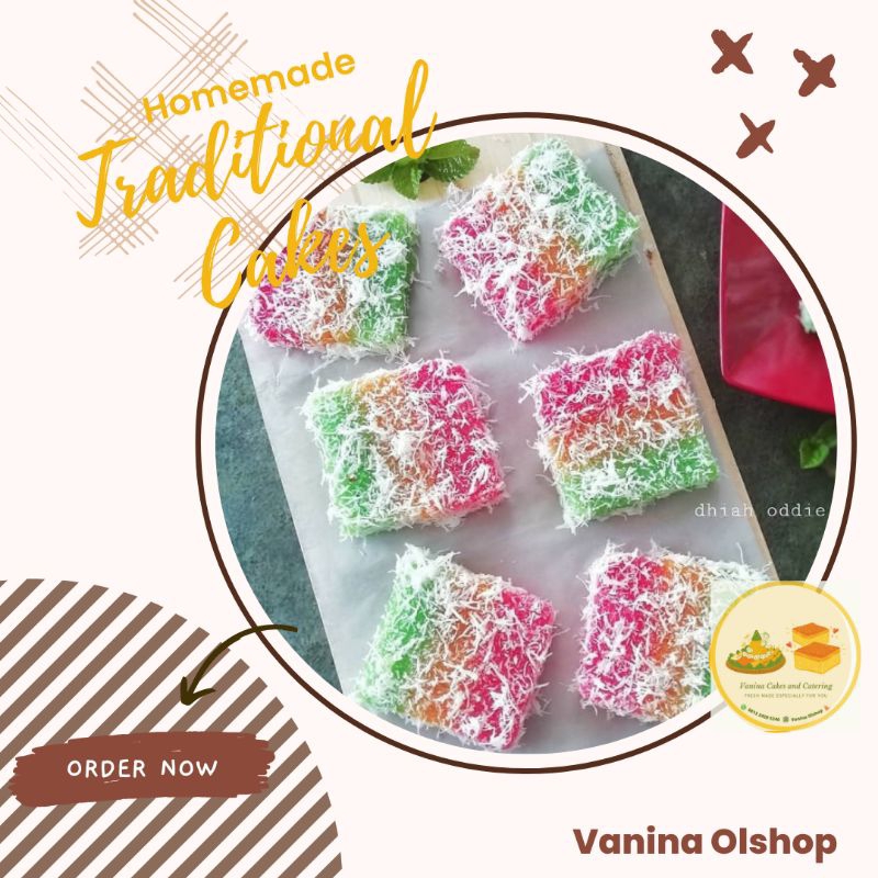 

Kue Lapis Singkong Isi 10