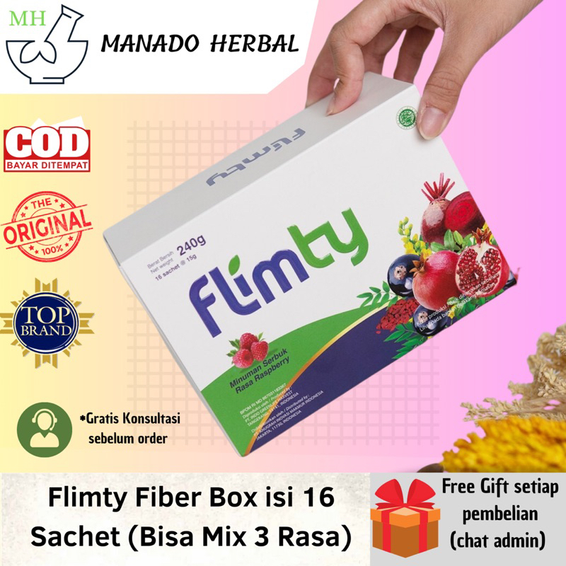 Manado - (Free Ongkir) NEW FLIMTY BOX ISI 16 SACHET - 100% ORIGINAL