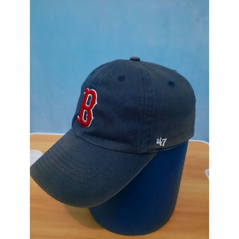 topi red sox 47 brand second mlb