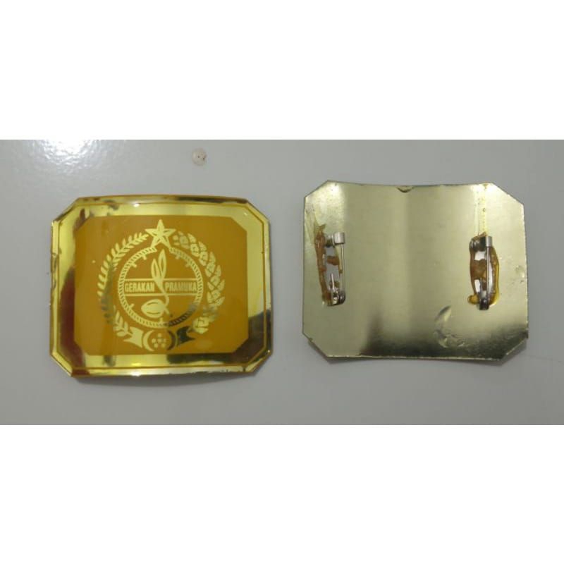 Pin Topi Pramuka Penegak Putra Fiber Resin / Tanda Topi Pramuka Penegak Putra / Pin Pramuka / Pin Me