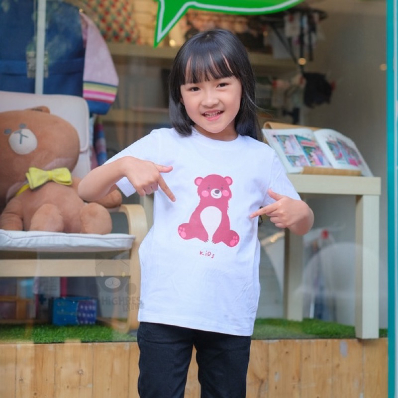 AR-Highres Kids Apparel Baju Kaos Distro Anak Laki laki dan perempuan Umur 2-9 Tahun Bahan Cotton 30s