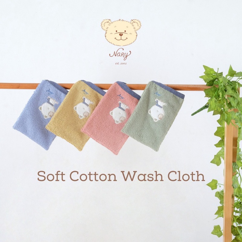 Nary Washlap Soft Cotton / Washlap Bayi Mandi / Handuk Washlap