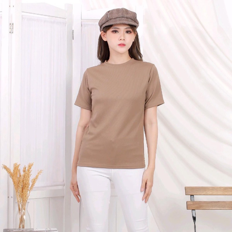 FIXUP|Baju Knit Premium- Kaos Wanita-Atasan Wanita