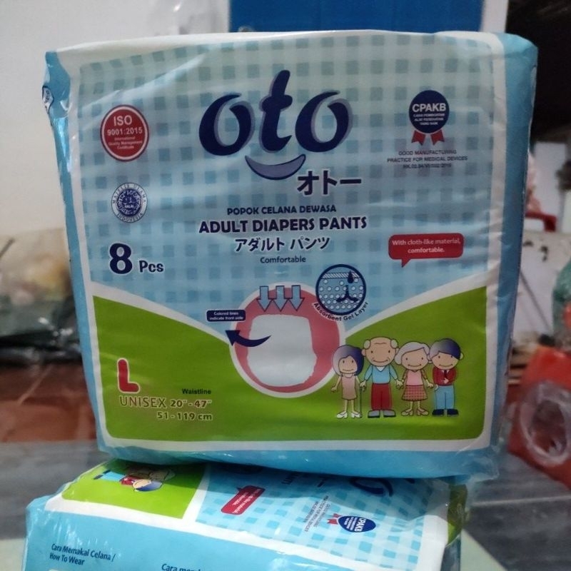 OTO Adult Diapers Pants Popok Dewasa (Popok Celana)