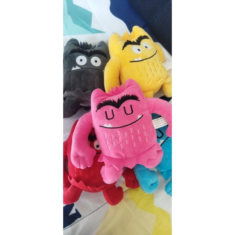 Mainan Mewah Emosi Monster kawai Plush Hadiah Ulang Tahun