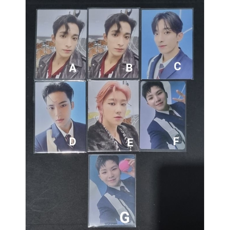 READY STOCK SEVENTEEN MINGYU DK THE 8 WOOZI DREAM ALBUM JAPAN POP UP STORE JAPAN OFFICIAL PHOTOCARD