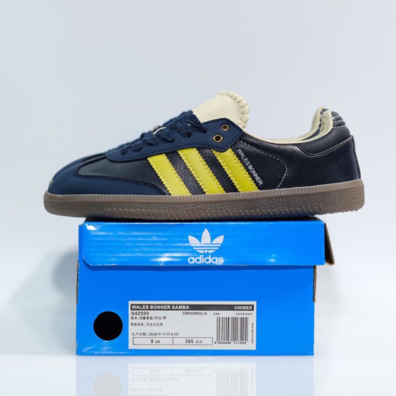 ORIGINALS Adidas Samba Wales Bonner Collegiate Navy Yellow