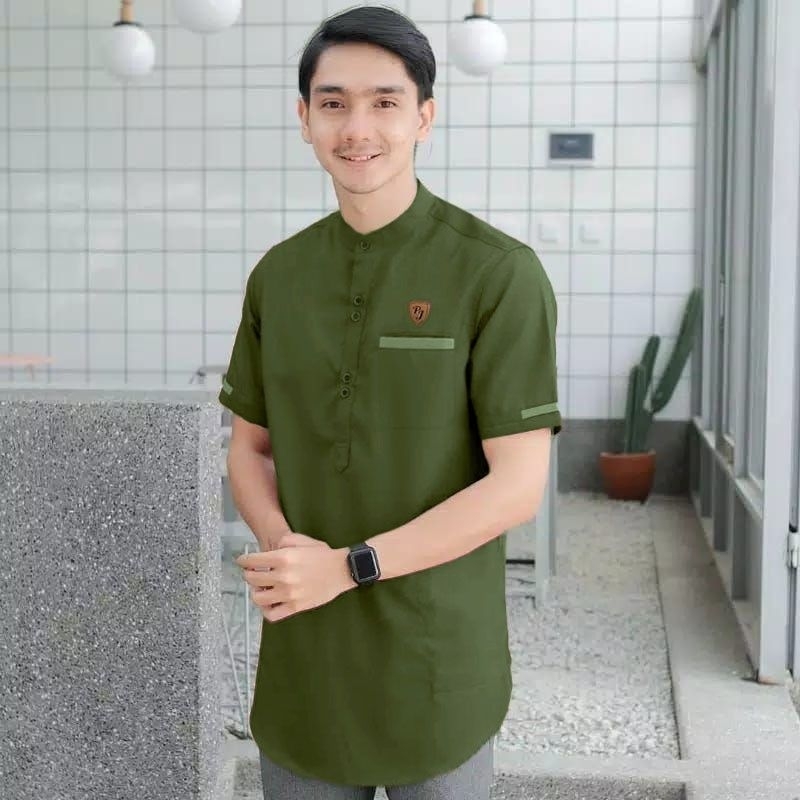 Baju Koko Kurta Pakistan Pria Bahan Adem Tebal Terbaru Murah