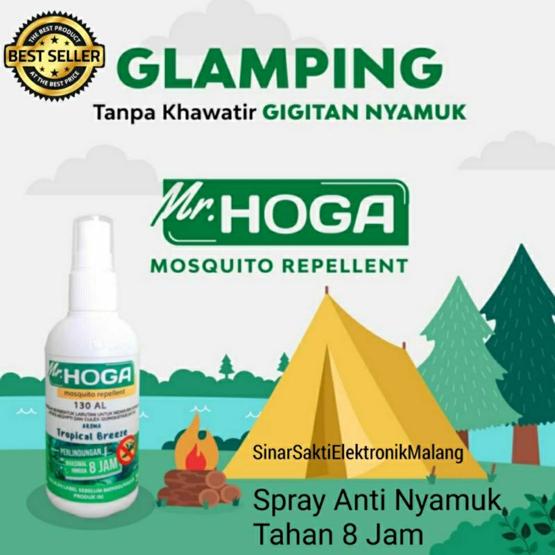 Mr Hoga Mosquito Repellent Anti Nyamuk Spray Semprot 80ml Hogasan