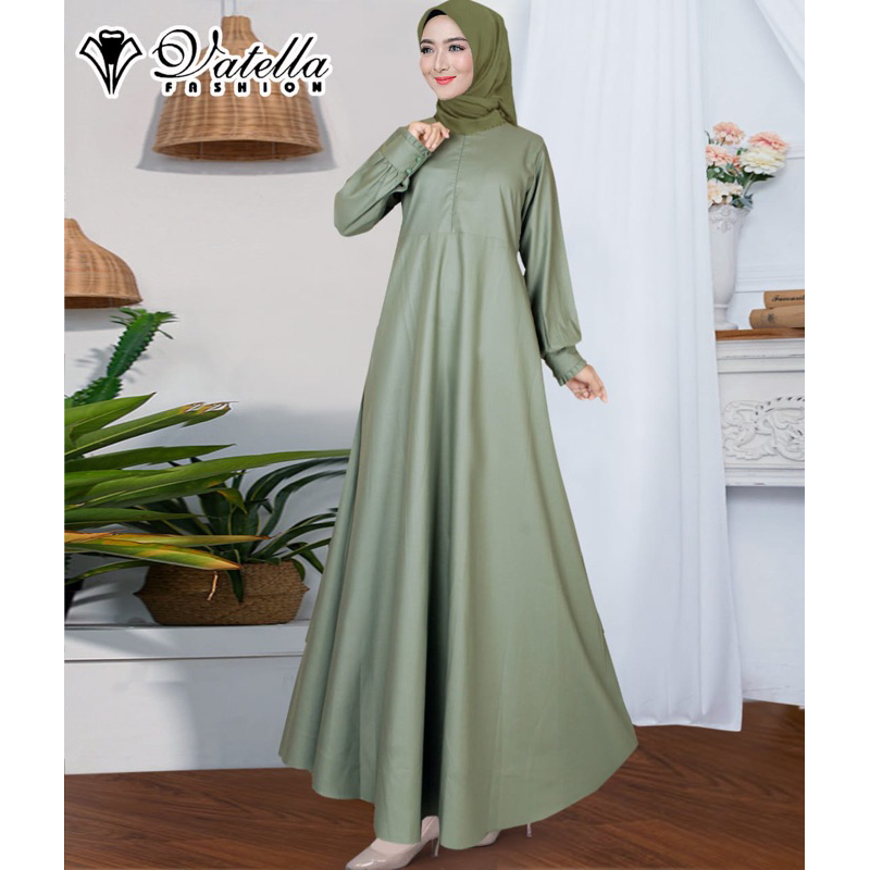 GAMIS TOYOBO PART 1 (Size Jumbo) by Vatella || DRESS MUSLIM POLOS