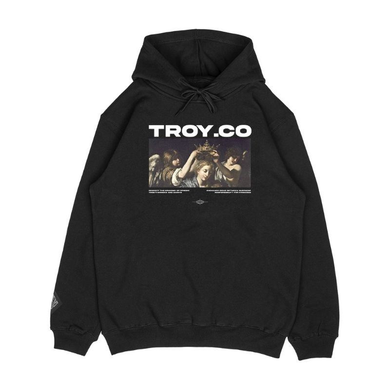 HOODIE TROY COMPANY LIBERTY BLACK