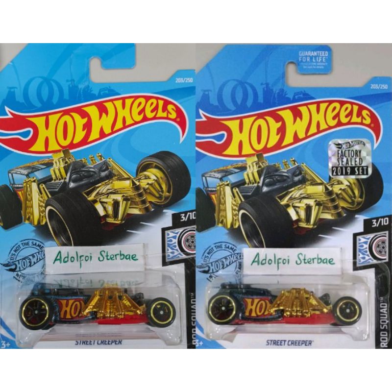 hotwheels hot wheels street creeper ths th$ ban karet super treasure hunt super roq squad factory se