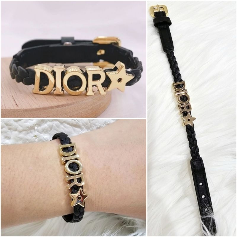 Gelang Kulit Hitam Motif D1or Gelang kulit kepang Gelang Kulit Mix Titanium branded band bahan kulit Premium Quality G119