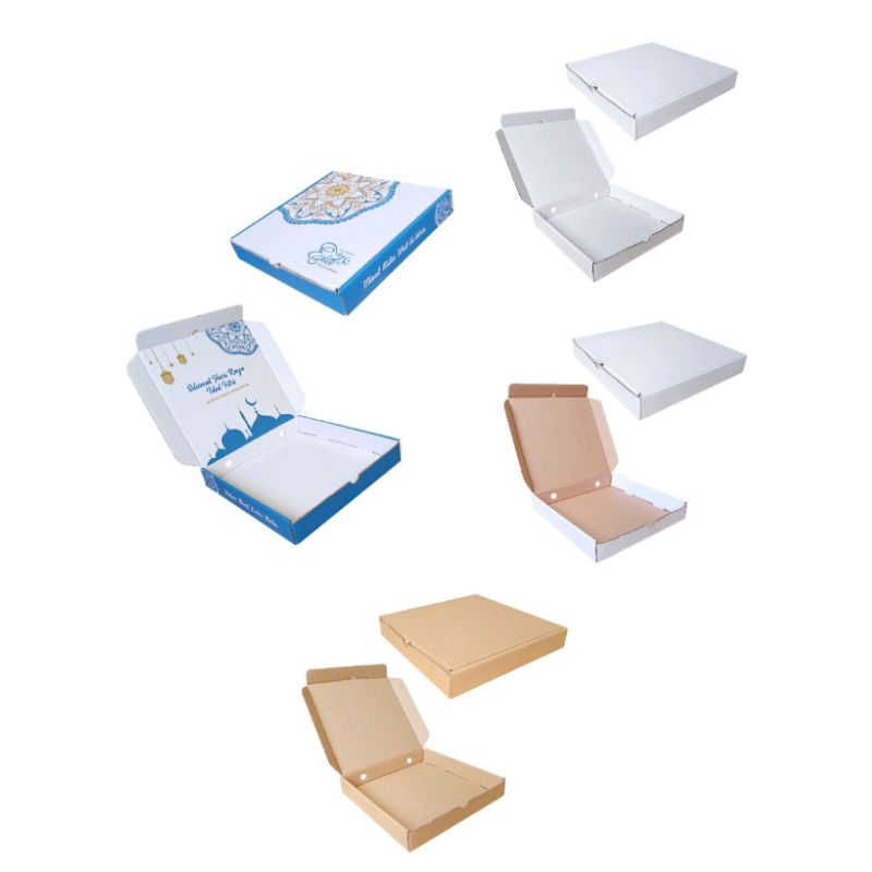 

Box 26x26x4 cm LS Kardus/karton/polos/pizza/hampers/Ied mubarak/kado