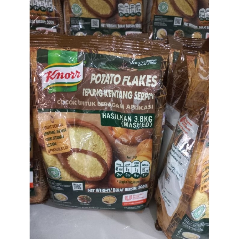

KNORR POTATO FLAKES KNOR POTATO FLAKE 500GR TEPUNG KENTANG