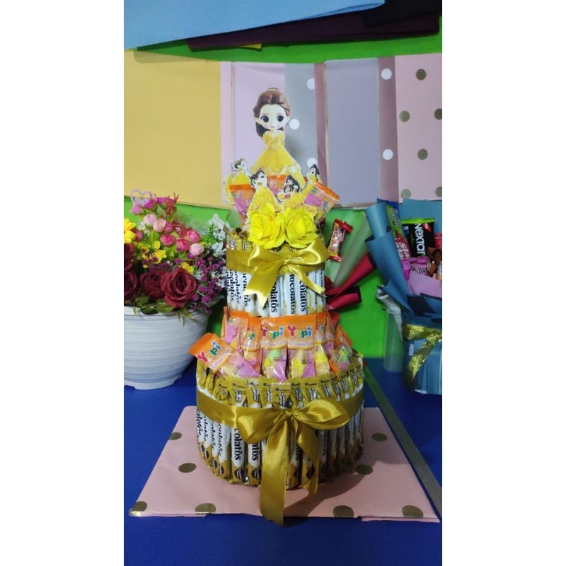 

Kue ultah snack tower ana frosen murah