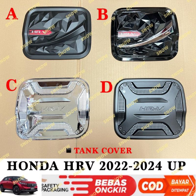 Tank Cover Honda Hrv HR-V 2022 2023 2024 Diamond Xtivo Hitam Chrome