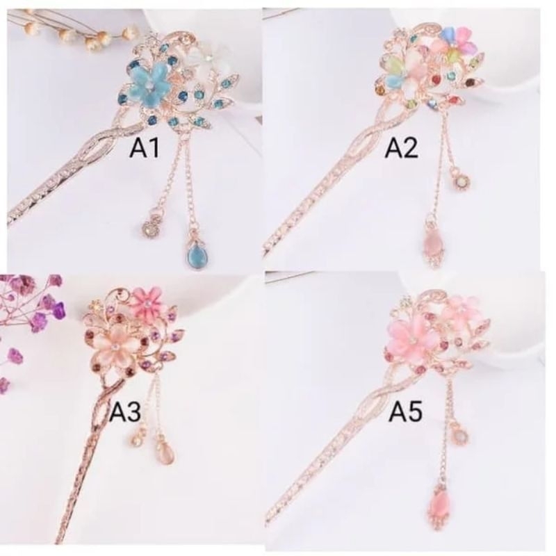 Tusuk sanggul Tisuk Konde Hair stick Hair Pin Mahkota Rambut Shanghai