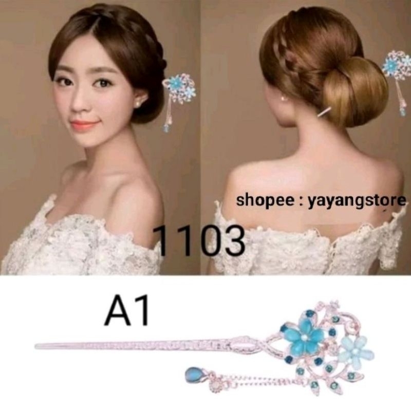 Tusuk sanggul Tisuk Konde Hair stick Hair Pin Mahkota Rambut Shanghai