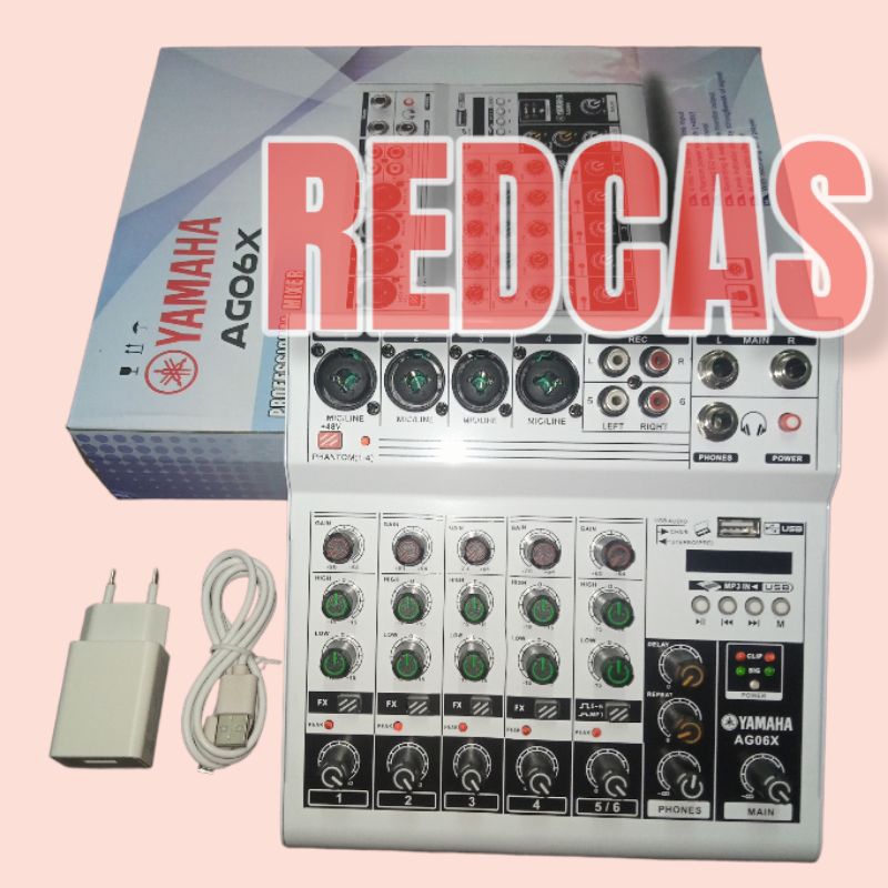 YAMAHA AG06X AUDIO MIXER 6 CHANNEL AG 06X AG06 X