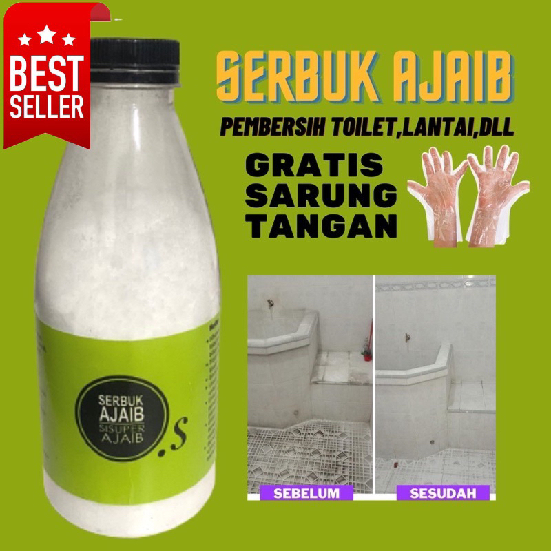 bgskinbukittinggi- VIRAL SERBUK AJAIB PEMBERSIH TOILET/ PEMBERSIH KERAK DAN WASTAFEL 200GRAM