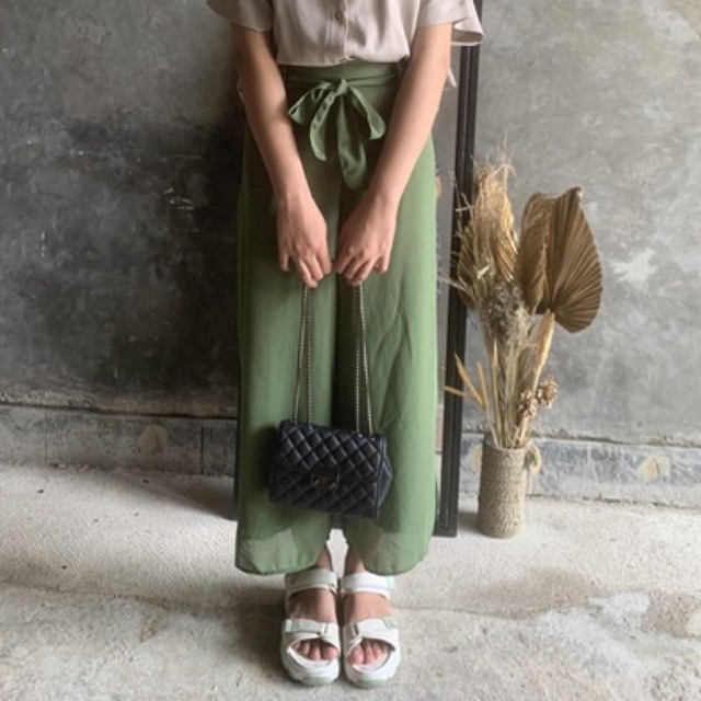 STICE PANTS / KULOT CHIFFON / KULOT WANITA KOREA