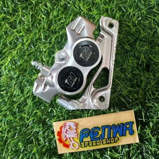 Kaliper 81 racing parts cnc plus breket for Wave 125