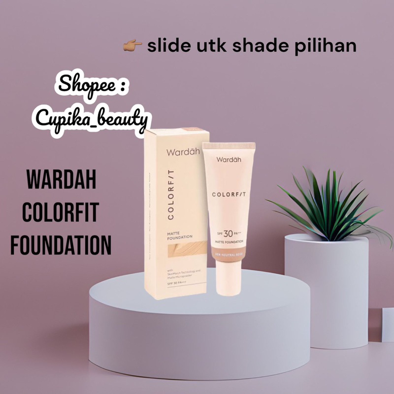 [uo.x] [foundation] wardah colorfit matte foundation 25ml || colorfit liquid foundation 25ml