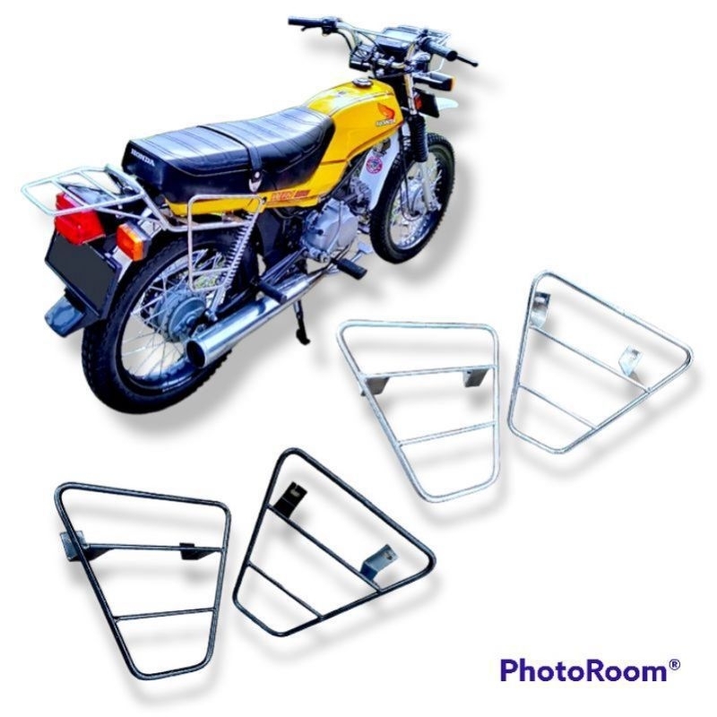 Dudukan tas begel samping honda win win100 side bag samping honda win100