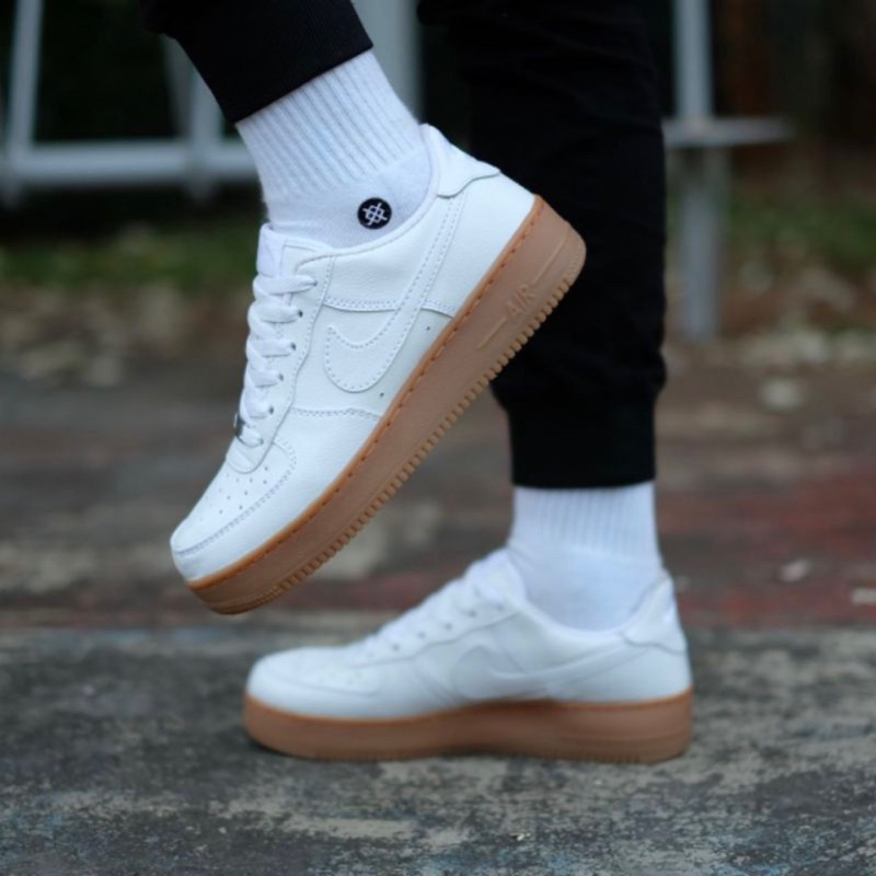 SEPATU_HITS SNEKAERS PRIA DAN WANITA NK3 A1R FORC3 1 PUTIH SOL GUM SEPATU KASUAL IMPORT PREMIUM QUALITY SNEAKERS TONGRONGAN MASA KINI TERLARIS FULL WHITE