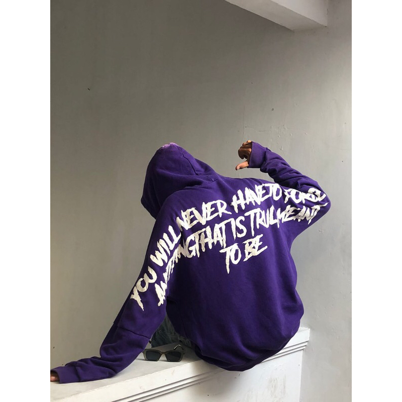 hoodie i'm not a human being brand