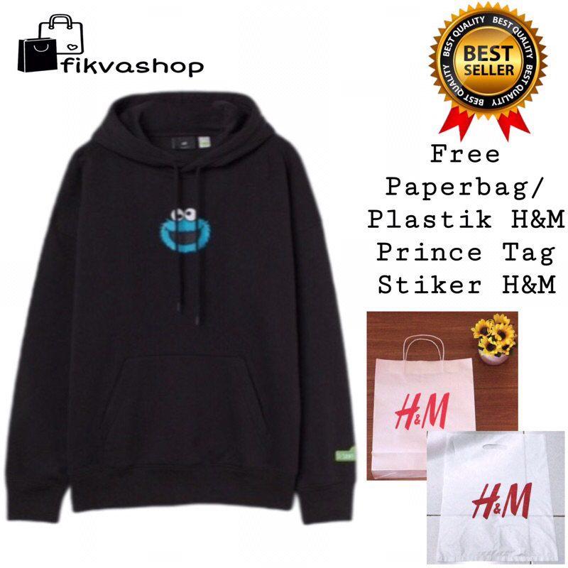 Hoodie h*m Elmo Black