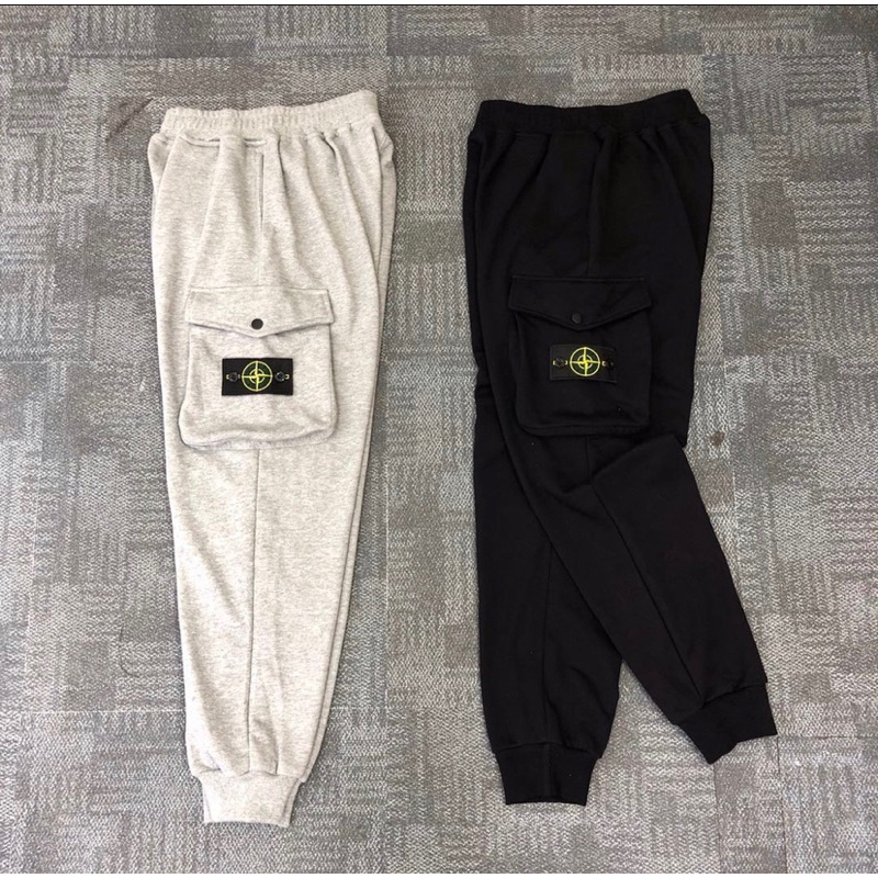 Celana jogger panjang pants stone island celana stone island unisex full teg