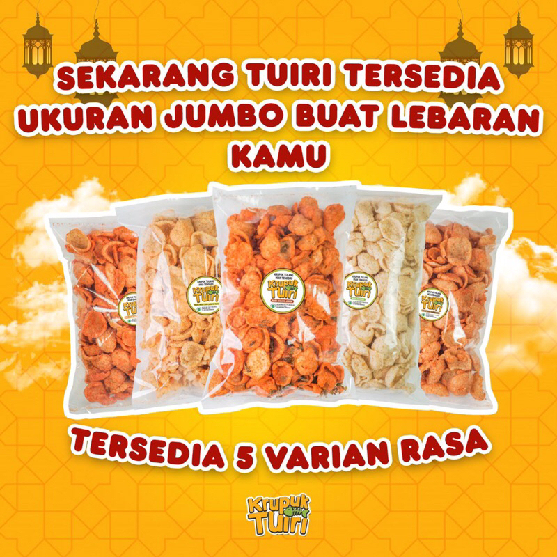 

KRUPUK TUIRI KILOAN / KERUPUK TULANG IKAN TENGGIRI / 250 GR